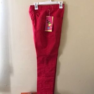 ♥️  Children’s (Girl) Red Pants Pierre Bonee Size 12